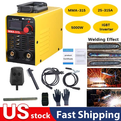 110V 315AMP Mini IGBT ARC Welding Machine Inverter DC MMA Electric Welder Stick - Image 1 of 4
