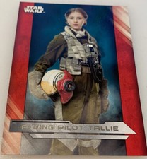 2017 Star Wars The Last Jedi Series One A-Wing Pilot Tallie #49 Card!