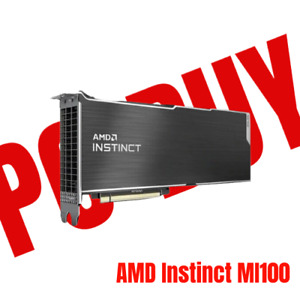 AMD Radeon Instinct MI100 32GB HBM2 Memory  PCIe Add-in Graphics Card