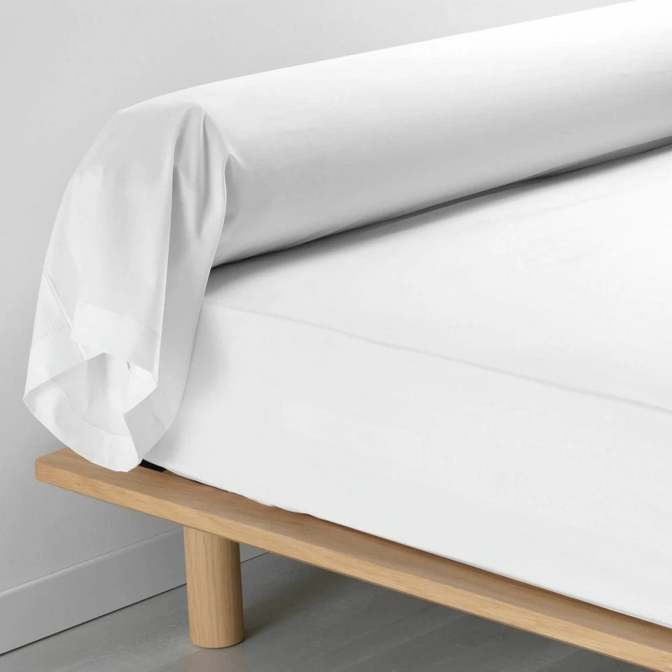 Taie de traversin - 85 x 185 cm - Percale - 78 fils - Uni - 20200071 - Photo 1/1