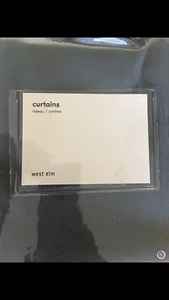 Set/2 West Elm 48 X 108 Cavern Outdoor Solid Curtains - Picture 1 of 7