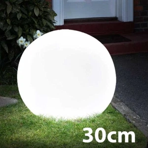 LED Gartenkugel Kugelleuchte Garden Ball 220V IP67 Garten Lampe 30cm Nacht Licht - Bild 1 von 14