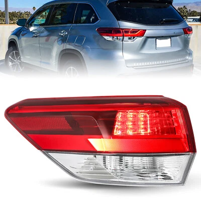 Luces traseras laterales izquierdas para Toyota Highlander 2017 2018 2019 luces exteriores Foto 1 de 4