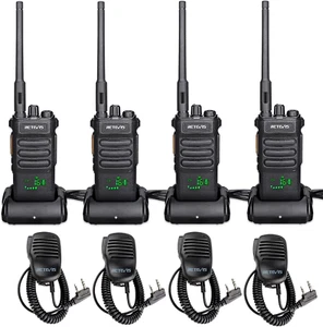 RT86 Walkie Talkies Long Range, 2 Way Radio with Shoulder Mic, Heavy Duty Two Wa - Picture 1 of 9