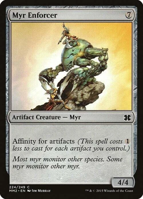 Magic The Gathering MTG MYR ENFORCER Modern Masters 2015 NM Near Mint - Image 1 of 1
