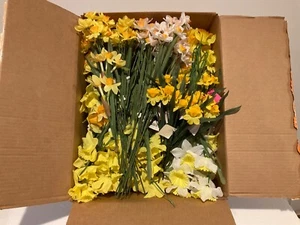 Box Lot Of Artificial Flowers. Asstd Styles and Colors. Read Description. BL15 - Picture 1 of 6
