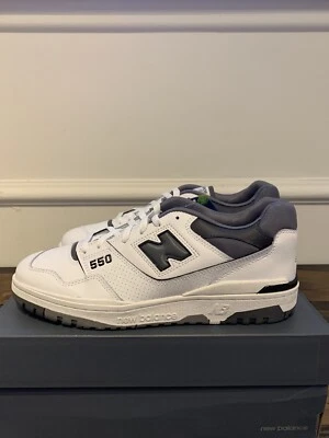 New Balance 550 白色灰色深灰色 BB550WTG 尺码 11.5 - 全新! 船快! — 第 1/4 张图片