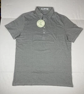 Criquet Men L Gray Performance Golf Polo Lite Weight Golfer Casual Cotton - Picture 1 of 6
