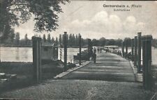 Germersheim amc Rhein, Schiffbrücke 1917