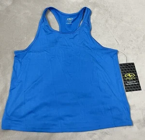 Athletic Works Girls Racerback Tank Top Blue Size L 10-12 - Picture 1 of 2