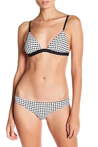 $109 Authentic Rare ONIA Women's Lily Full Sporty Print Bikini Bottom - Picture 1 of 2