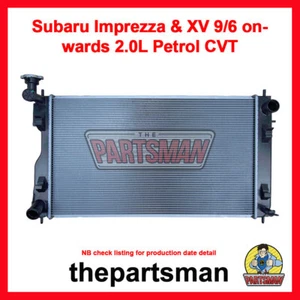 Radiator Fits Subaru Impreza 10/16- on & XV GT 5/17- on 2.0L Auto & Manual - Picture 1 of 6