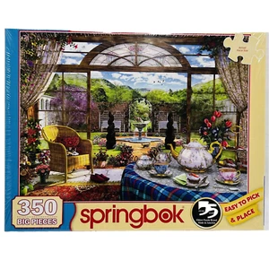 NEW Springbok “The Conservatory” Jigsaw Puzzle 350 Big Pieces Made in USA Sealed - Picture 1 of 4