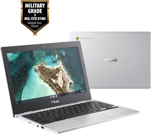 ASUS Chromebook CX1 11.6" HD Display 32GB SSD 4GB RAM Intel N3350 Chrome OS - Picture 1 of 13