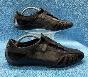 PUMA VEDANO V Driving Motorsport Black Leather Driving Loafer 42 men 9 - Picture 1 of 22