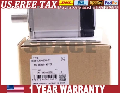NEW Omron servo motor R88M-K40030H-S2  US Free TAX - Image 1 of 2