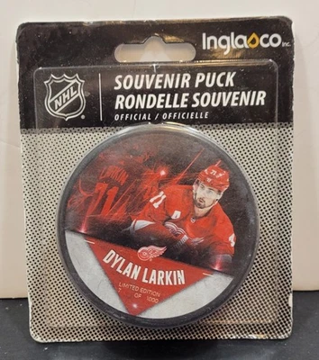 Disco de recuerdo Dylan Larkin Detroit Red Wings NHL edición limitada nuevo/sellado  Foto 1 de 4