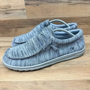 Hey Dude Wally Sox Herren Gr. 12 Stahlblau Grau - Bild 1 von 8