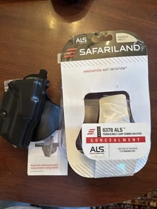 SAFARILAND 6378 ALS PADDLE BELT SLIDE CONCEALMENT HOLSTER FN HERSTAL FNS 9 40 RH - Picture 1 of 9