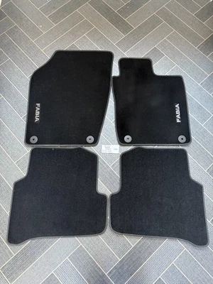 GENUINE SKODA FABIA 2015-2021 CAR FLOOR MATS  #46 — 第 1/4 张图片