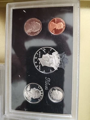 1996, 1997 And 1998 Silver Proof Sets (3) Sets under spot! - Image 1 of 4