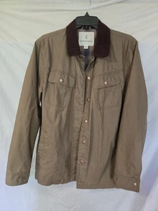 Mutual Weave NWOT Barn Chore Jacket Coat Corduroy Collar Flannel Lined Canvas Sm - Picture 1 of 9