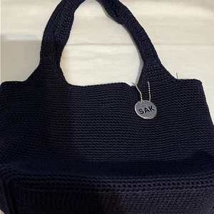 The SAK - Blue Mini woven Hand Bag - Picture 1 of 9