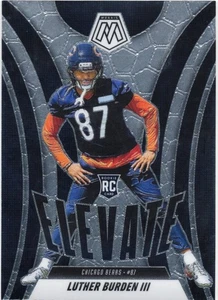 Luther Burden 2025 Panini Mosaic Elevate #7 (RC) CHICAGO BEARS - Picture 1 of 2