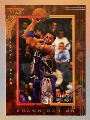 2001-02 Shawn Marion Fleer Genuine - Signed in Person - Image 1 of 2