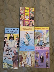 Vintage St. Joseph Paperback Picture Books Series Lot of 7 - Foto 1 di 2