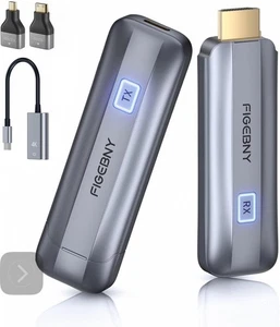 Wireless HDMI Transmitter and Receiver FIGEBNY Wireless HDMI Extender - Picture 1 of 7