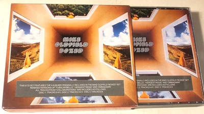 Mike Oldfield Boxed  Tubular Bells Hergest Ridge Ommadawn (3x CD Box Virgin - Image 1 of 4
