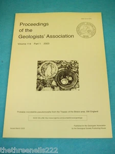 PROCEEDINGS OF THE GEOLOGISTS' ASSOCIATION - 2003 VOL 114 # 1 - Imagen 1 de 1