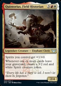 Quintorius, Field Historian x4 4x FOIL Strixhaven NM MTG - Picture 1 of 1