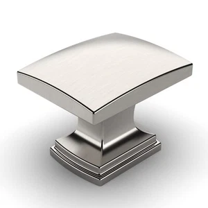 10 Pack Satin Nickel Knobs Zinc Cabinet Hardware Pulls for Dresser Drawers - Picture 1 of 6