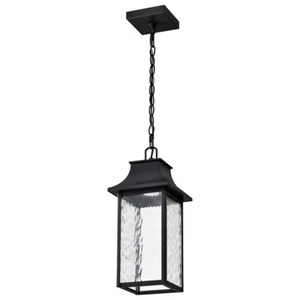 Nuvo Lighting Austen 1Lt LED 8" Outdoor Hanging Fixture, Black Water - 62-5996 - Picture 1 of 1