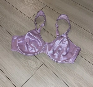 Vtg Bali 3382 Passion for Comfort Full Coverage Bra Satin UW Womens 36C Lilac - Picture 1 of 5