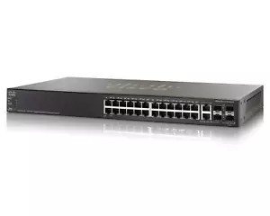 CISCO DESIGNED Remanufactured SG500-28 28-Port Gigabit Stackable Managed Switch - Picture 1 of 2