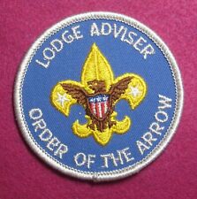 Boy Scout Order Of the Arrow Lodge Adviser Patch