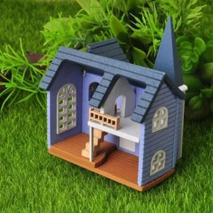 Miniature Doll Houses Wood Villa Puzzle Diy Dollhouse Kit for 1/12 Scene Model - Picture 1 of 25