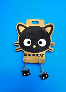 🤎 2008 Sanrio Hello Kitty Rare Chococat Claire's Enamel Earrings New 🤎