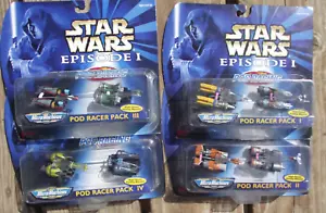 Galoob star wars episode 1 pod racer collection 1,2,3,4 - Picture 1 of 1