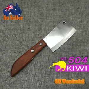 KIWI 3" CHEESE Kitchen Knife Mini cleaver for cheese fruits garlic camping 504 - Picture 1 of 3