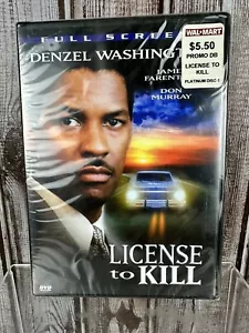 LICENSE TO KILL Denzel Washington, James Farentino (Platinum) DVD of 1984 film - Picture 1 of 2