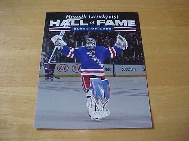 Foto de Henrik Lundqvist New York Rangers Salón de la Fama 8x10 ENVÍO GRATUITO 3/más Foto 1 de 1