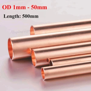 Kupferrohr Rohr Schlauch hohl rund OD 1-50mm 500mm lang Modell Hobby Basteln DIY - Bild 1 von 9