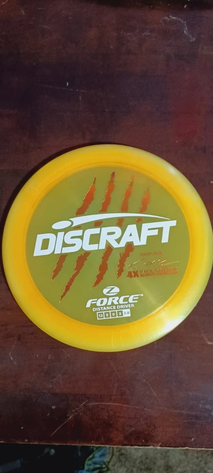 Discraft 1rst Run FORCE 4x Paul McBeth Z Plastic  - Image 1 of 1