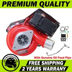 GEN1 High Flow Turbo+Genuine Oil Feed Pipe For Ford Everest UA 2.2L 2015 Onwards - Picture 1 of 15