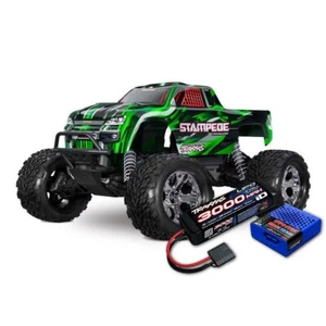 Traxxas 36354-4-GRN Stampede Brushless BL-2S 2WD MT 1:10 RTR grün Spar Set - Bild 1 von 2