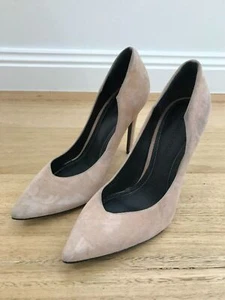 Kendall & Kylie beige faux suede pump pointy heels size 6.5 M - Picture 1 of 8